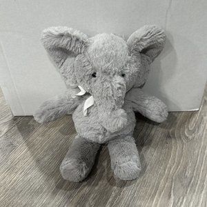 Cute Pottery Barn Plush Grey Baby Elephant J5